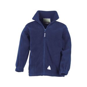 Result Childrens Girls Full Zip Active Anti Pilling Fleece Jacket / Royal